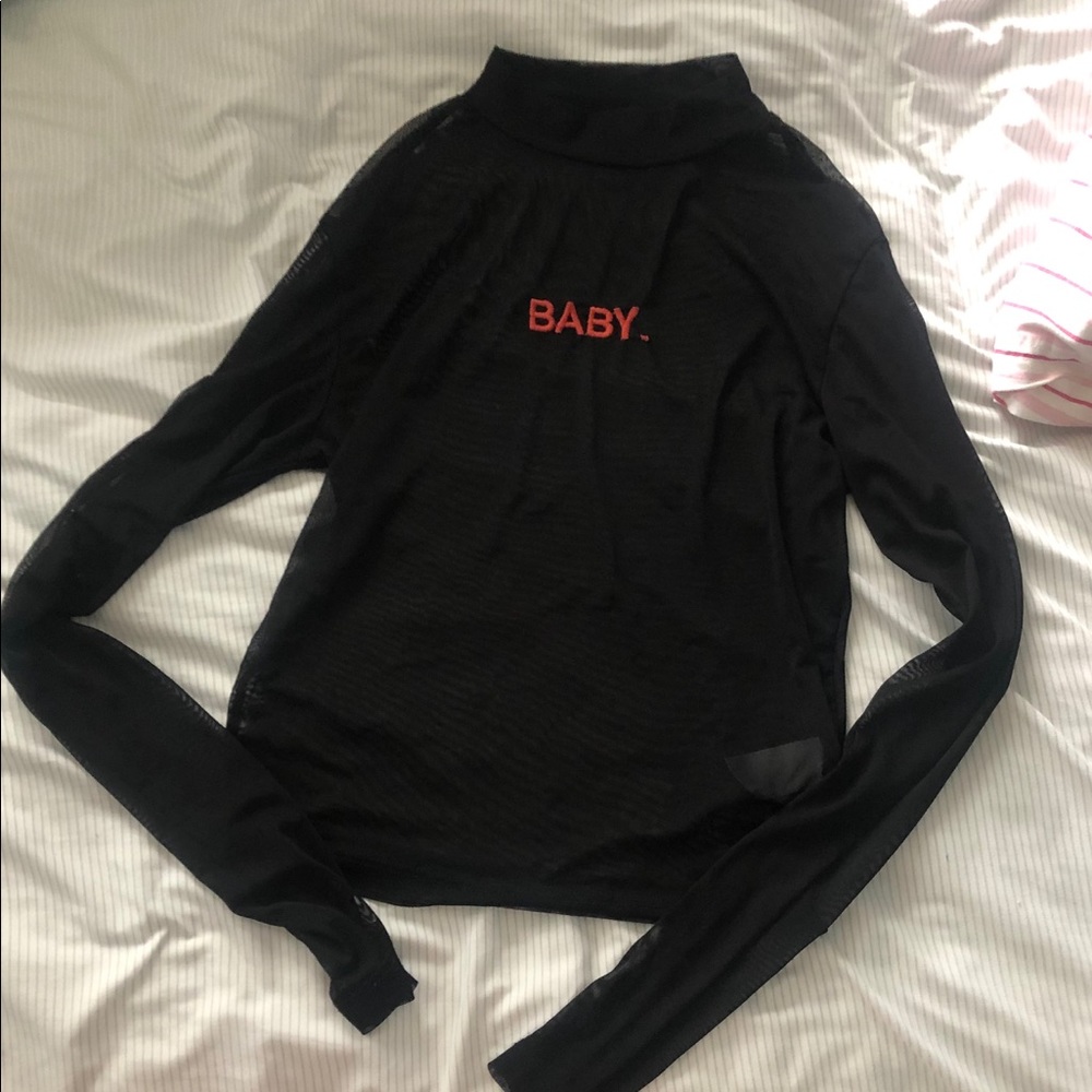 Forever 21 mesh shirt